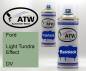 Preview: Ford, Light Tundra Effect, DV: 400ml Sprühdose + 400ml Klarlack - Set, von ATW Autoteile West.